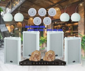 Hệ thống âm thanh nhạc nền quán cafe diện tích 500m2