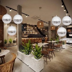 Hệ thống loa quán cafe RCF BS 8