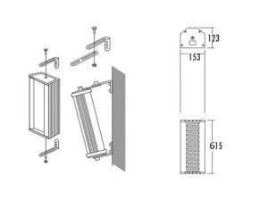 Loa cột treo tường ITC T-804 lắp đặt dễ dàng